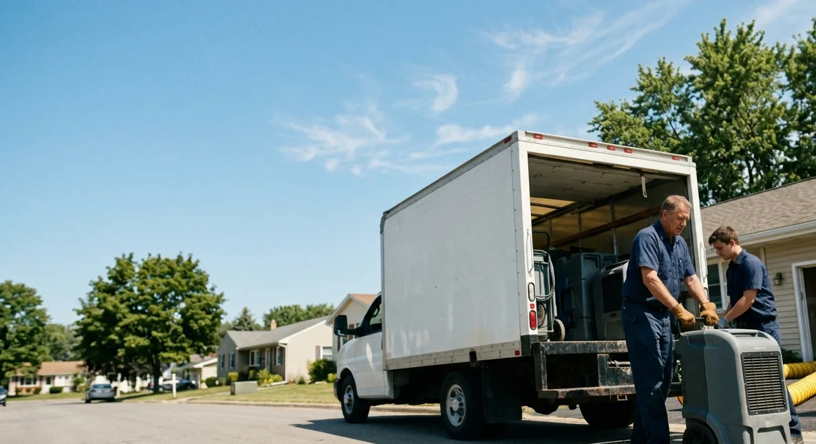 Water Damage Cleanup in Peoria Heights, IL near me